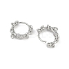 Brass Hoop Earring Findings KK-U043-16P-2
