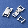 Brass Watch Band Clasps KK-F880-21D-S-2