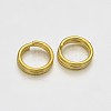 Brass Split Rings KK-E647-10G-6mm-2