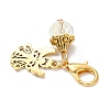 Tibetan Style Alloy Angel Pendant Decorations HJEW-JM03837-01-4