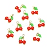50Pcs Acrylic Cherry Pendants PALLOY-CJ00164-8