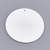 Printed Wooden Big Pendants X-WOOD-S048-04-2