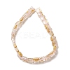Handmade Gold Foil and Silver Foil Lampwork Beads FOIL-C001-01B-07-2