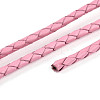 Braided Cowhide Leather Cord NWIR-N005-01D-3mm-3
