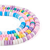 Cheriswelry 4 Strands 4 Style Handmade Polymer Clay Beads CLAY-CW0001-05-12