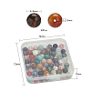 100Pcs Natural & Synthetic Gemstone Beads G-YW0001-11-3