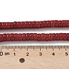 Dyed Natural Magnesite Beads Strands G-M448-F01-04-5