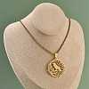 201 Stainless Steel Hollow Hummingbird Pendant Box Chain Necklaces for Women Men NJEW-M086-05G-5
