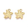 304 Stainless Steel Starfish Charms STAS-T067-52G-1