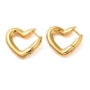 Real 18K Gold Plated 304 Stainless Stee Hoop Earrings EJEW-U009-02G-10-1