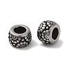 304 Stainless Steel European Beads STAS-S129-11P-1