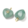 Natural Green Aventurine Pendants G-B180-03G-10-2