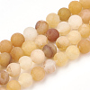 Natural Topaz Jade Beads Strands G-T106-248-1
