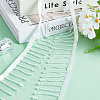 2.5 Yards Acrylic Beads Fringe Tassel Lace Trim Ribbon OCOR-HY0002-36-3
