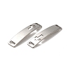 Tarnish Resistant 201 Stainless Steel Connector Charms STAS-D244-31P-E-3