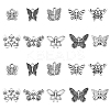 100Pcs 10 Styles Tibetan Style Zinc Alloy Pendants TIBEP-CJ0002-91-1