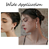 30Pcs 3 Colors 201 Stainless Steel Stud Earring Findings STAS-DC0010-24-6