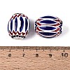 Handmade Millefiori Glass Barrel Beads LA-N002-18E-4