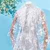 Polyester Mesh Lace Fabric DIY-WH0661-54-4