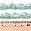 Opaque Solid Color Electroplate Glass Beads Strands EGLA-N013-P8mm-B14-4