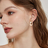 12Pcs Brass Clip-on Earring Findings KK-BBC0019-57-6