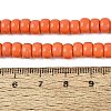 Opaque Glass Beads Strands GLAA-NH0002-B01-C05-4