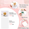 100Pcs Rectangle Clear Polypropylene Cellophane Bags CDIS-TA0001-38B-5