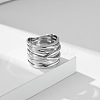 Cross 304 Stainless Steel Finger Rings FS-WG16BAC-04-2