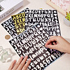 3 Colors PVC Self-Adhesive Label Stickers DIY-CP0011-35B-3