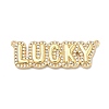 Brass Micro Pave Cubic Zirconia Pendants LS-KK-A285-03A-G-1