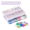 DIY Terracotta and Alphabet Beads Jewelry Making DIY-YW0002-59-3