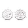 304 Stainless Steel Pendants STAS-T065-17P-1