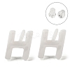 Hypoallergenic Bioceramics Zirconia Ceramic Stud Earrings EJEW-F340-04H-1