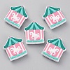 Merry-go-round Food Grade Eco-Friendly Silicone Beads LS-SIL-TAC0004-16-1