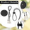 Imitation Leather Bag Bottoms & Purse Strap & Drawstring for Bucket Bag Set AJEW-CL0001-73B-6