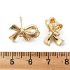 Brass Stud Earring Findings LS-KK-K371-35G-4