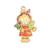 Thanksgiving Day Alloy Enamel Pendants LS-ENAM-I076-01G-03-1