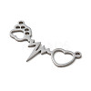 Non-Tarnish 201 Stainless Steel Pendants STAS-D041-01P-2