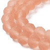 Transparent Glass Beads Strands EGLA-A034-T6mm-MD21-4