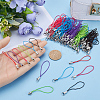 180Pcs 6 Colors Polyester Cord Mobile Making Cord Loops AJEW-GF0008-55-3
