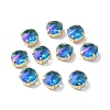 Moonlight Effect Flat Round Sew on Rhinestone RGLA-G018-01A-01-1