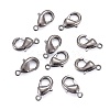 Brass Lobster Claw Clasps X-KK-902-B-2