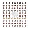 100Pcs 8mm Natural Purple Red Tourmaline Round Beads DIY-LS0002-09-1