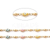 Enamel Hamsa Hand with Evil Eye Link Chains CHS-G023-02G-02-2