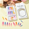 ABS Plastic Full Cover Press On False Nails DIY-CJC0006-14-6
