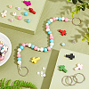 DIY Cross Keychain Bracelet Making Kit for Wallet Car Key DIY-AR0002-73-5