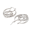 Non-Tarnish 304 Stainless Steel Hoop Earrings EJEW-Q802-02P-2