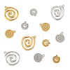 12Pcs 6 Styles 304 Stainless Steel Charms STAS-FS0001-97-3