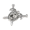 Tibetan Style Alloy Pendants AL-CBA2376-01AS-2