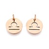 304 Stainless Steel Charms STAS-Q201-T445-7R-1